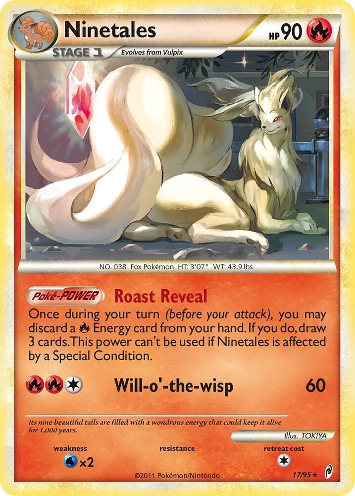 Pokemon Ninetales 17/95 Call of Legends