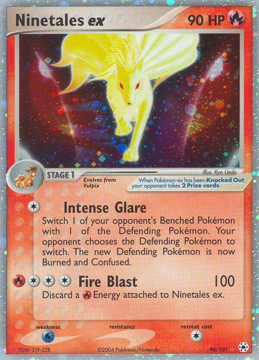 Pokemon Ninetales ex 96/101 Hidden Legends
