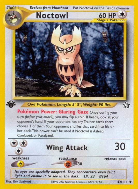 Pokemon Noctowl # 42 Neo Genesis