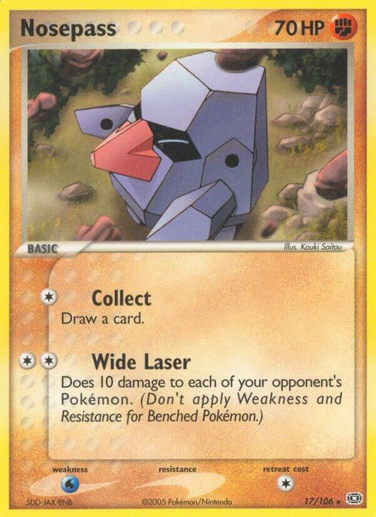 Pokemon Nosepass 17/106 Emerald