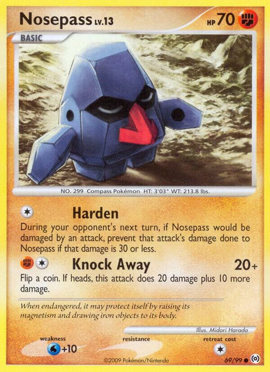 Pokemon Nosepass 69/99 Arceus