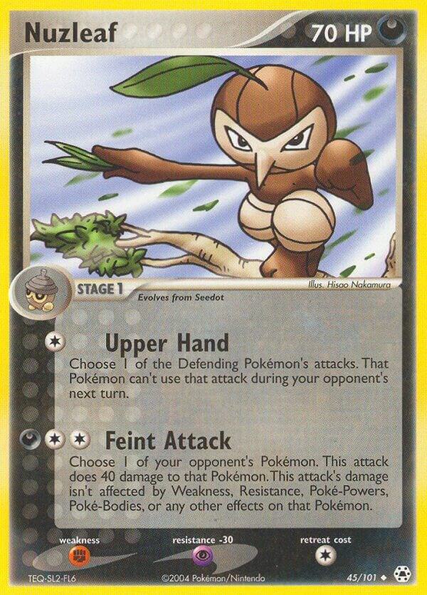 Pokemon Nuzleaf 45/101 Hidden Legends