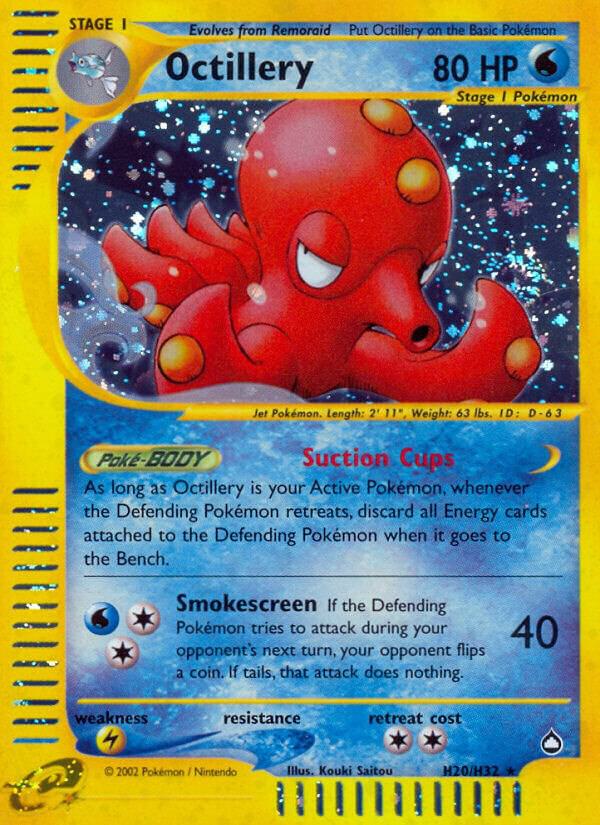 Pokemon Octillery H20/147 Aquapolis