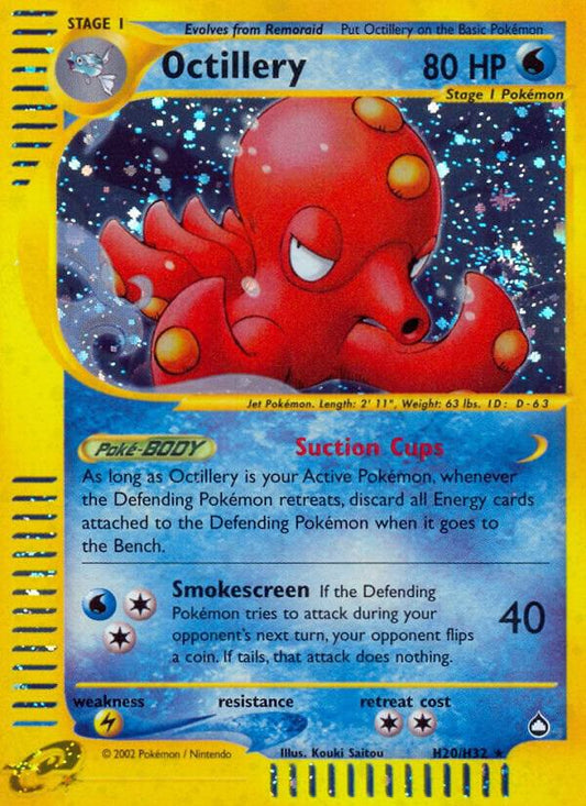 Pokemon Octillery H20/147 Aquapolis