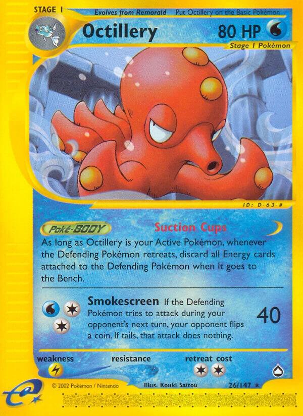 Pokemon Octillery 26/147 Aquapolis