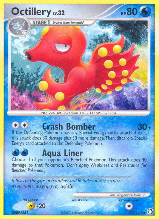 Pokemon Octillery 57/123 Mysterious Treasures
