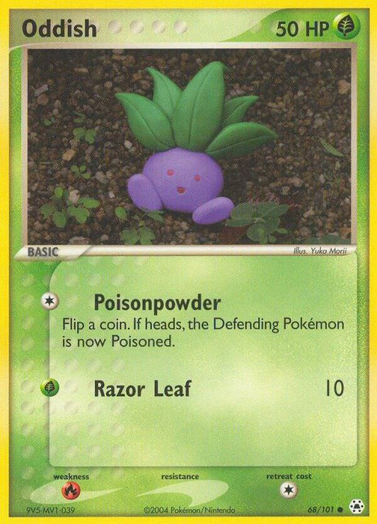 Pokemon Oddish 68/101 Hidden Legends
