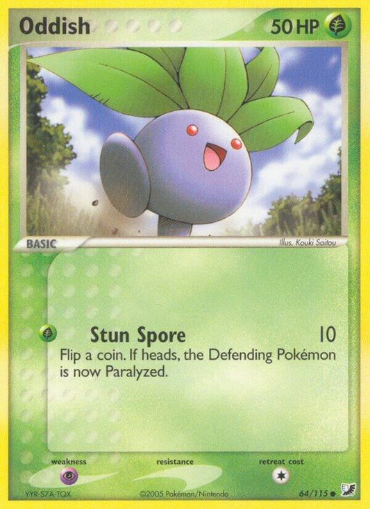 Pokemon Oddish 64/115 Unseen Forces
