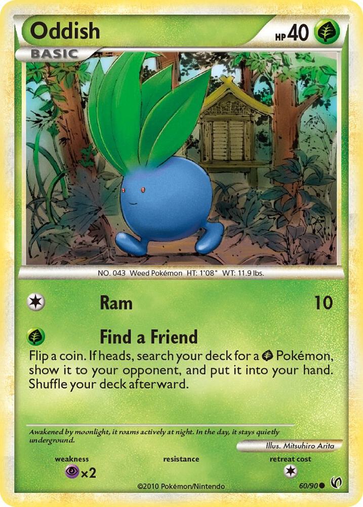 Pokemon Oddish 60/90 Undaunted