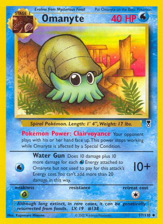 Pokemon Omanyte 57/110 Legendary Collection