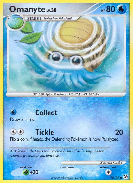 Pokemon Omanyte 70/99 Arceus