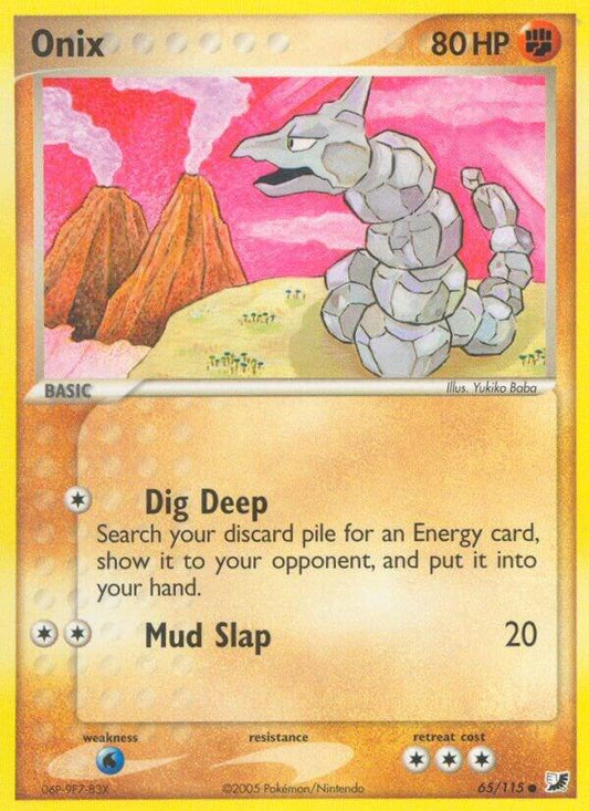 Pokemon Onix 65/115 Unseen Forces
