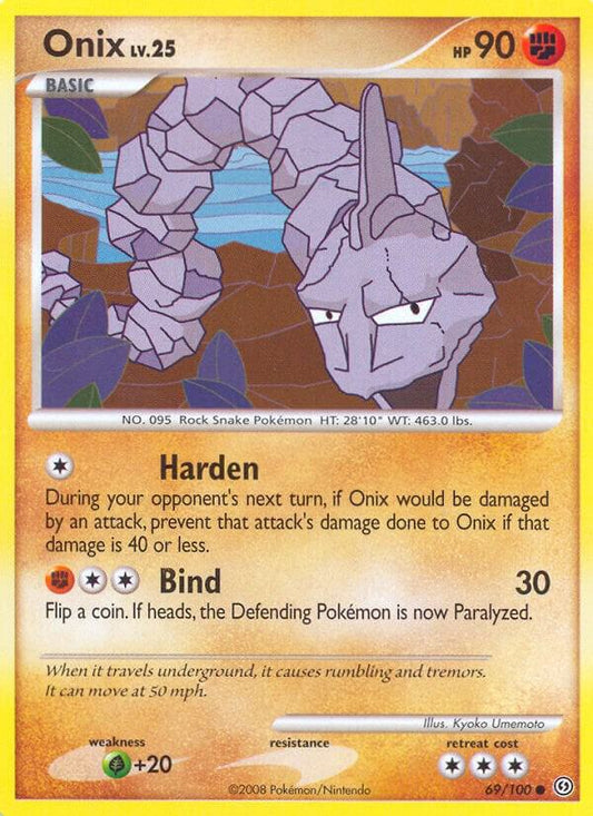 Pokemon Onix 69/100 Stormfront