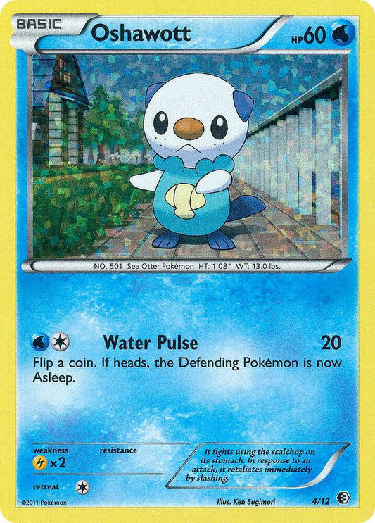 Pokemon Oshawott 4/12 McDonald's Collection 2011