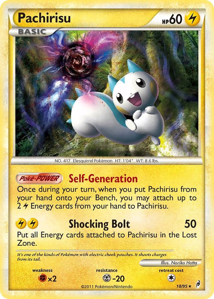Pokemon Pachirisu 18/95 Call of Legends