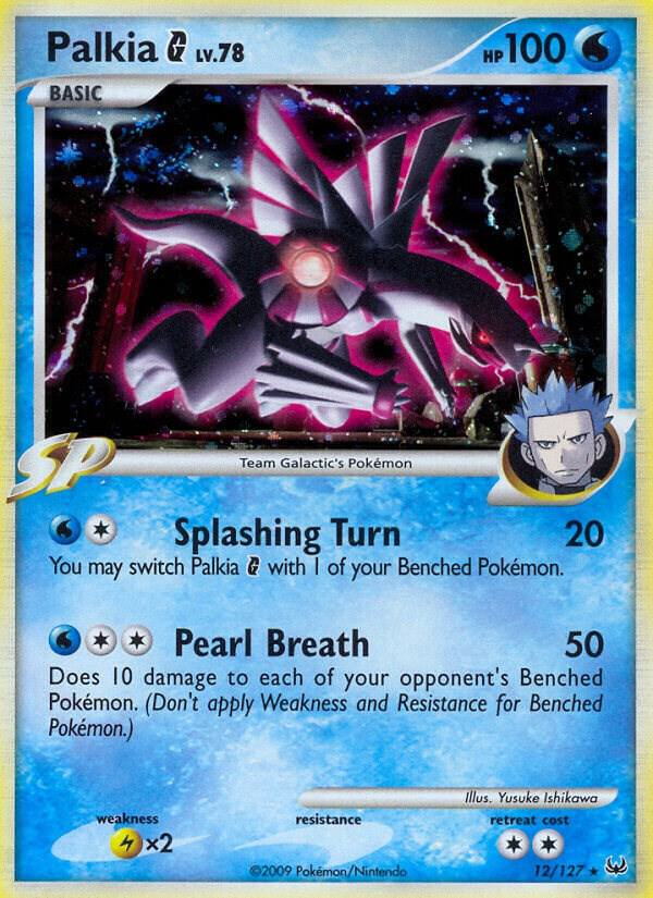Pokemon Palkia G 12/127 Platinum
