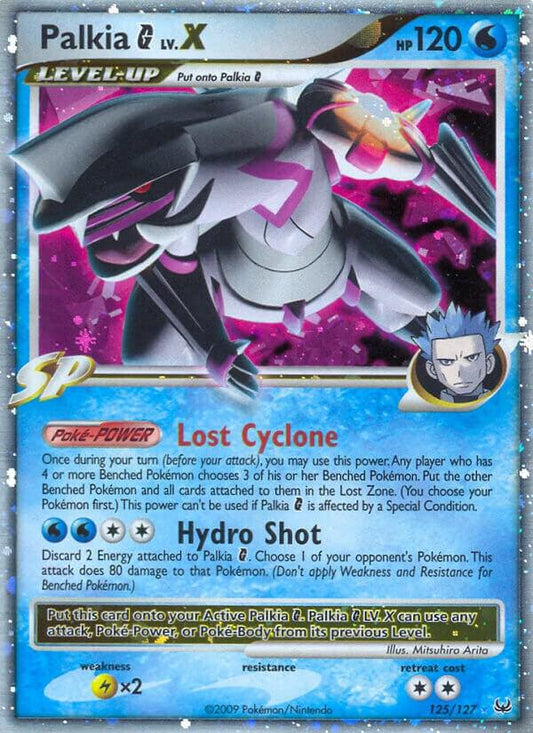 Pokemon Palkia G LV.X 125/127 Platinum