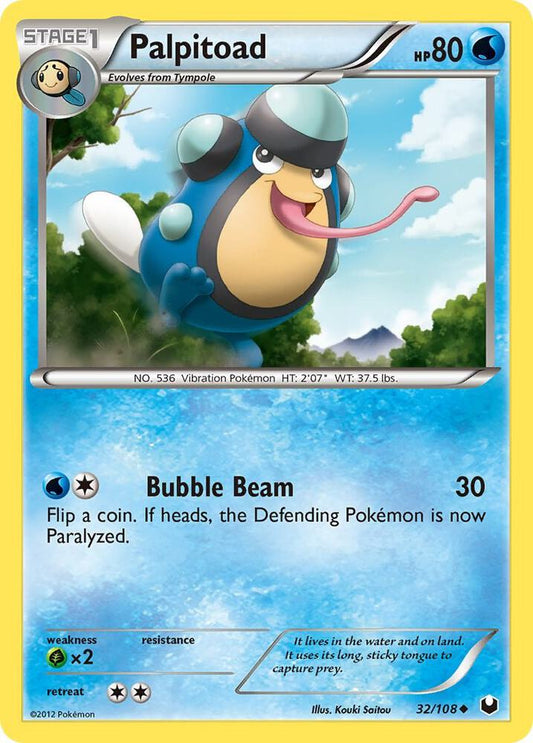 Pokemon Palpitoad 32/108 Dark Explorers