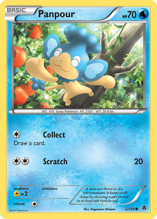 Pokemon Panpour 22/98 Emerging Powers
