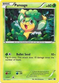 Pokemon Pansage BW11 BW Black Star Promos