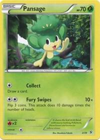 Pokemon Pansage 2/39 Kalos Starter Set