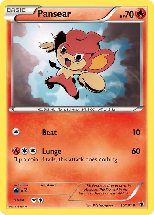 Pokemon Pansear 16/101 Noble Victories