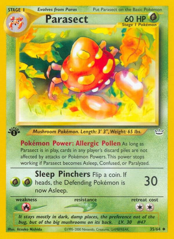 Pokemon Parasect 35/64 Neo Revelation