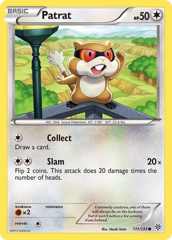 Pokemon Patrat 111/135 Plasma Storm
