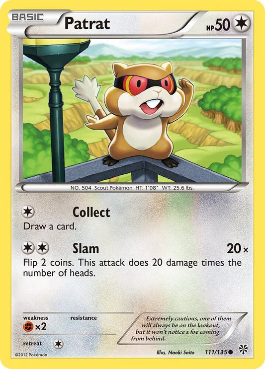 Pokemon Patrat 111/135 Plasma Storm