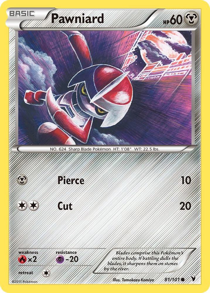 Pokemon Pawniard 81/101 Noble Victories