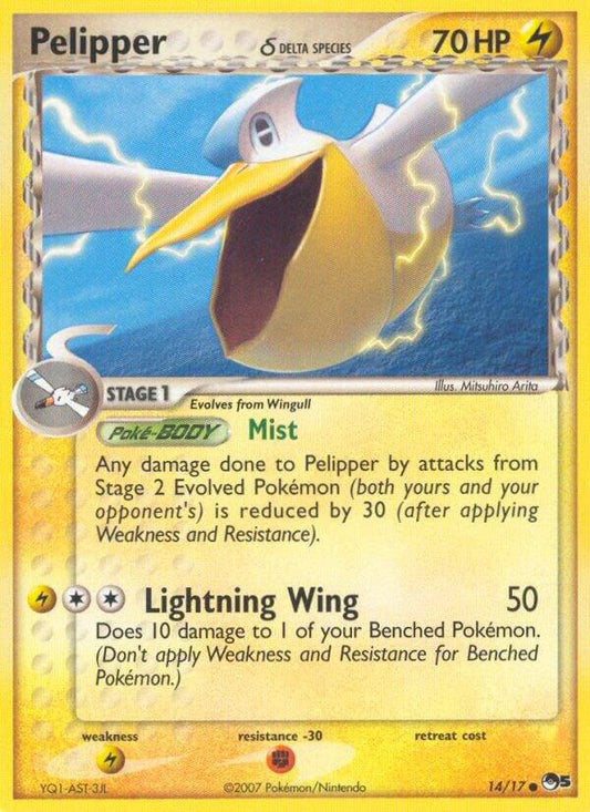 Pokemon Pelipper δ 14/17 POP Series 5
