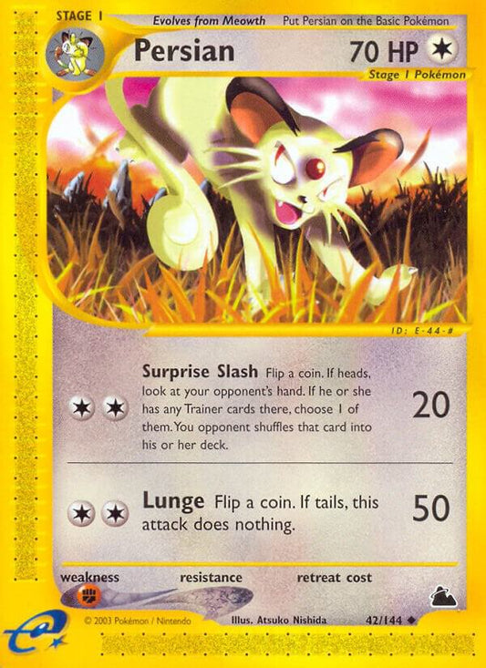 Pokemon Persian 42/144 Skyridge