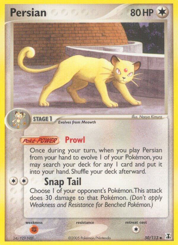 Pokemon Persian 50/113 Delta Species