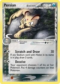 Pokemon Persian δ 48/110 Holon Phantoms