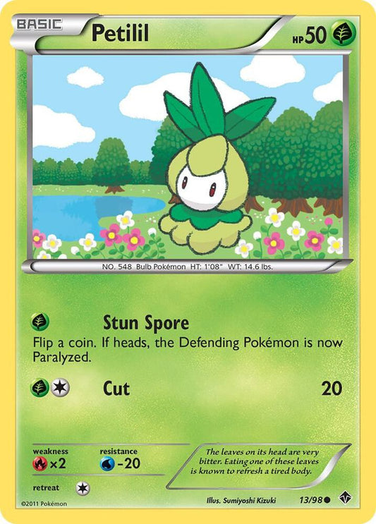 Pokemon Petilil 13/98 Emerging Powers