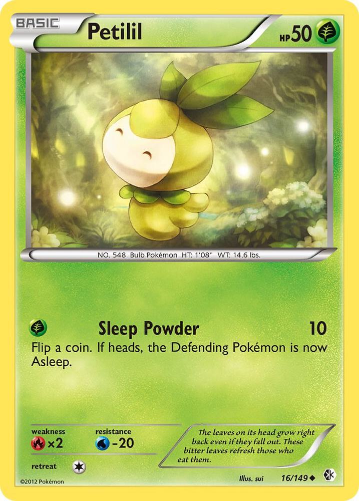 Pokemon Petilil 16/149 Boundaries Crossed