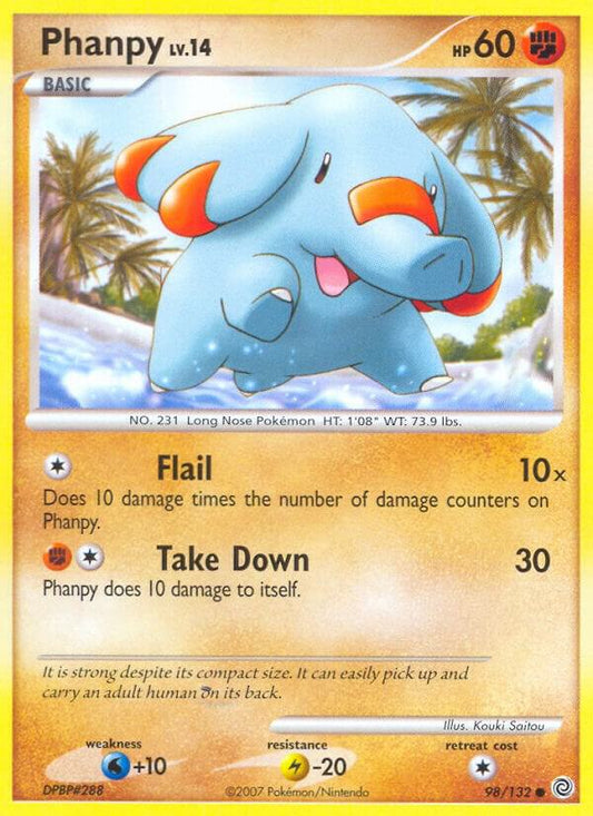 Pokemon Phanpy 98/132 Secret Wonders