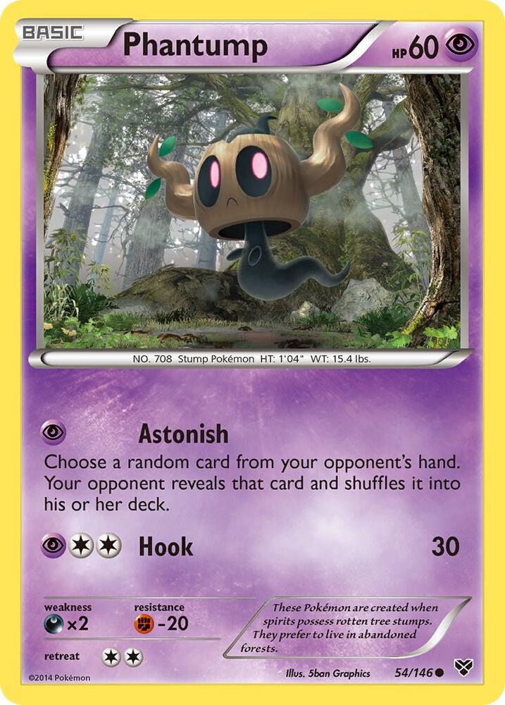 Pokemon Phantump 54/146 XY