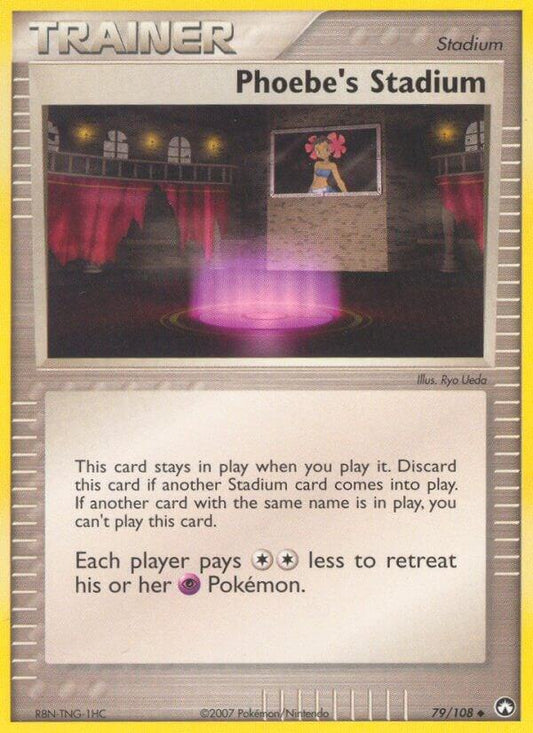 Pokemon Phoebe's Stadium 79/108 Power Keepers