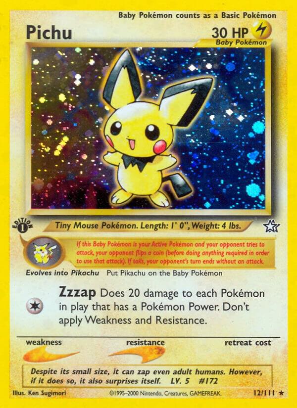 Pokemon Pichu # 12 Neo Genesis