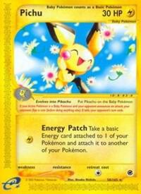 Pokemon Pichu 58/165 Expedition Base Set