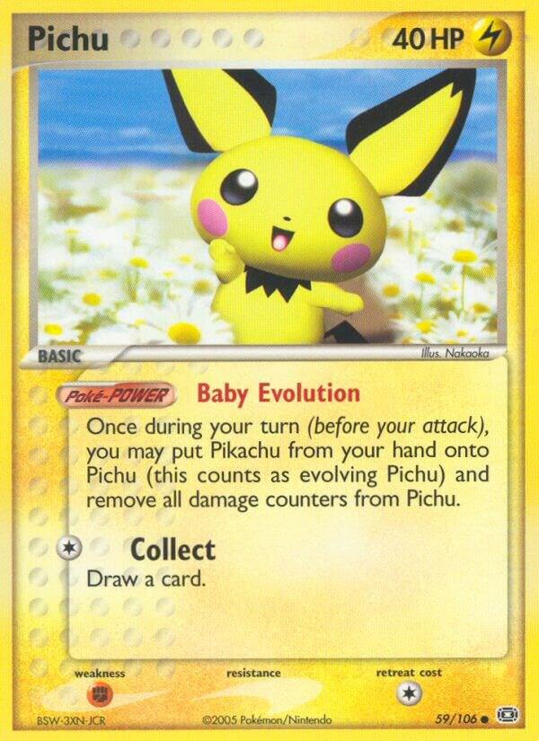 Pokemon Pichu 59/106 Emerald