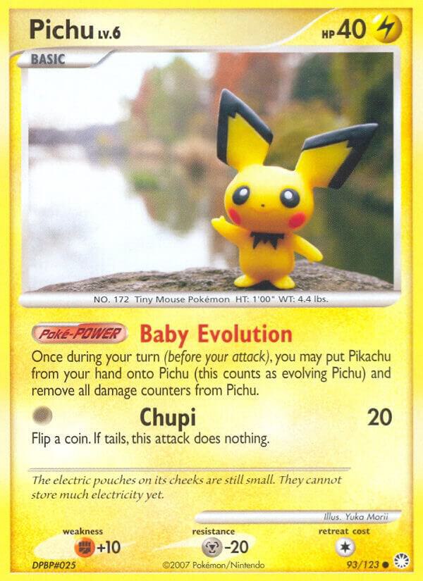 Pokemon Pichu 93/123 Mysterious Treasures