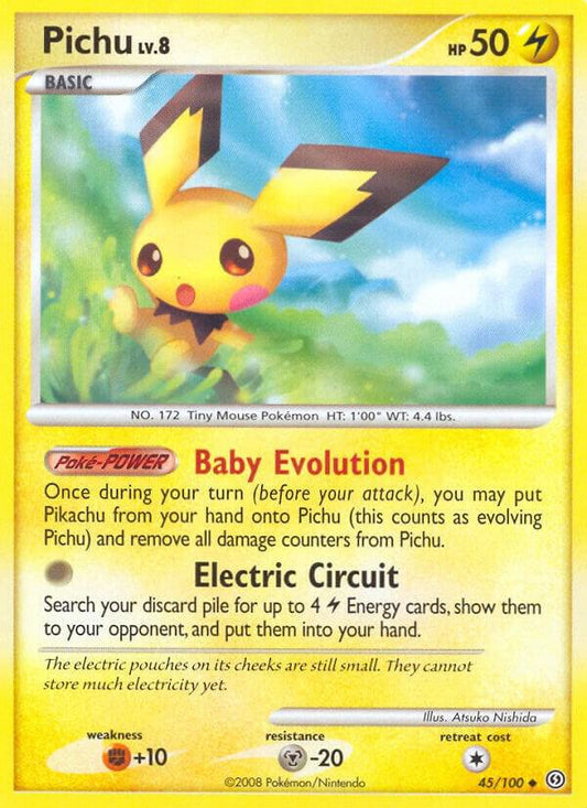 Pokemon Pichu 45/100 Stormfront