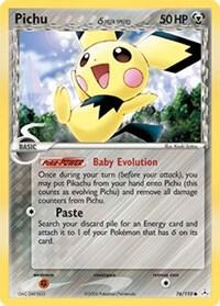 Pokemon Pichu δ 76/110 Holon Phantoms