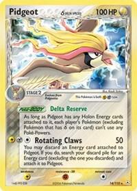 Pokemon Pidgeot δ 14/110 Holon Phantoms