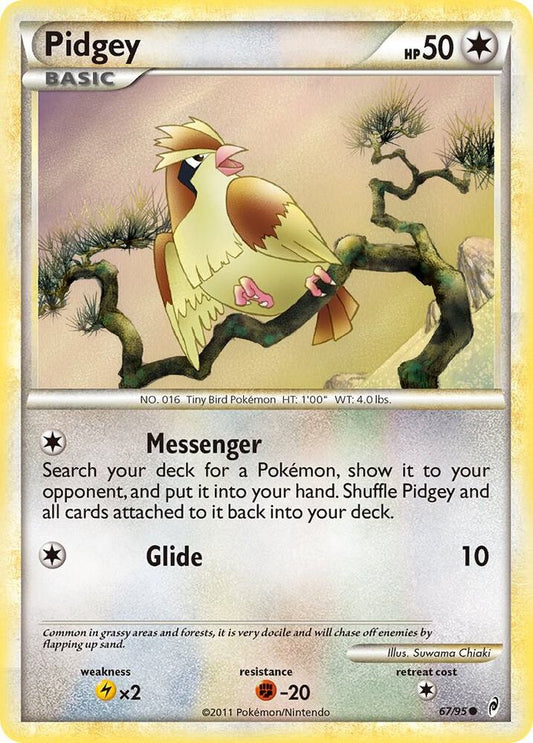 Pokemon Pidgey 67/95 Call of Legends
