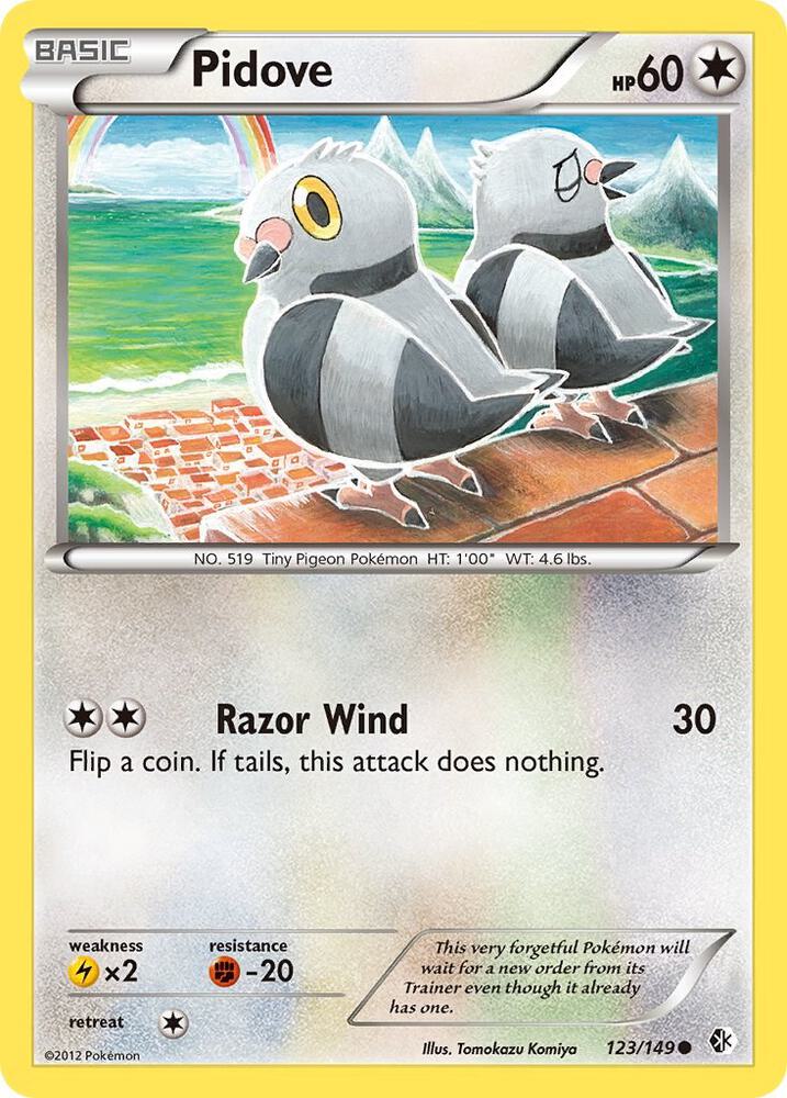 Pokemon Pidove 123/149 Boundaries Crossed