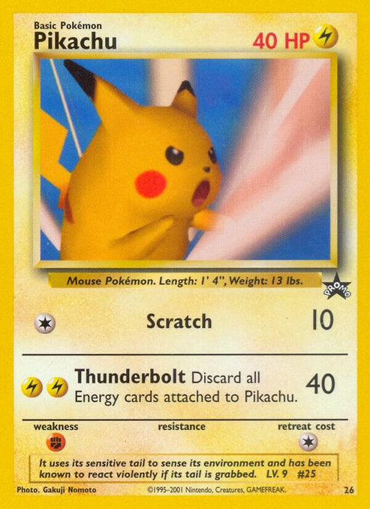 Pokemon Pikachu (Snap Promo) #26 WOTC Promo