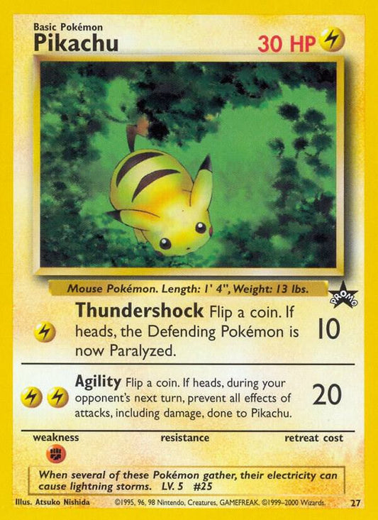 Pokemon Pikachu #27 WOTC Promo